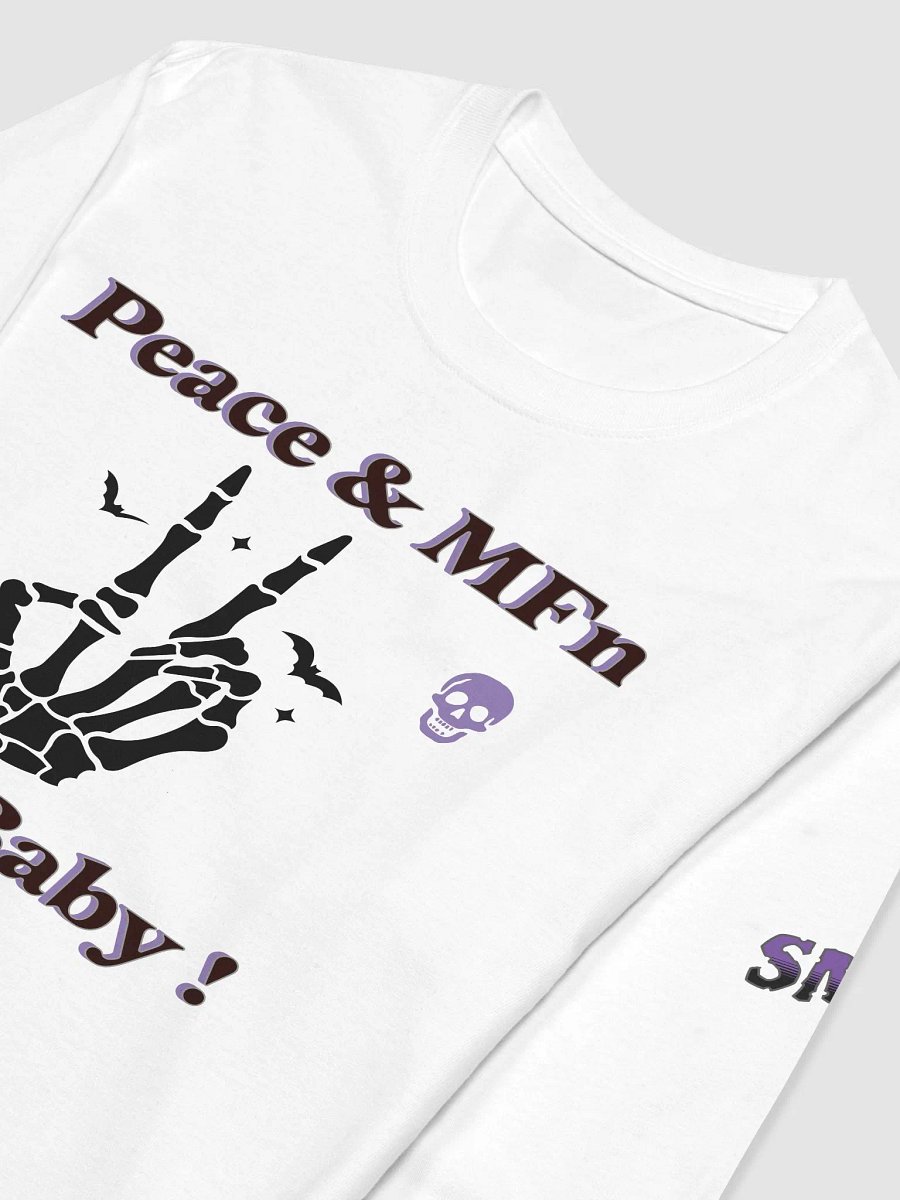 ''Peace & MF'n Love Baby'' Long Sleeve Shirt by Champion product image (4)