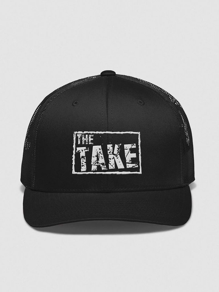 QSHW THE TAKE EMBROIDERED LOGO RETRO TRUCKER HAT product image (1)