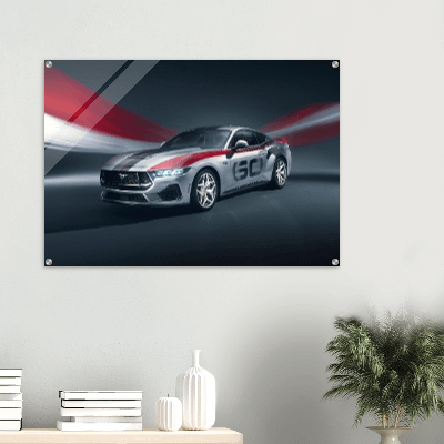 MUSTANG GLOSSY ACRYLIC PRINT product image (2)