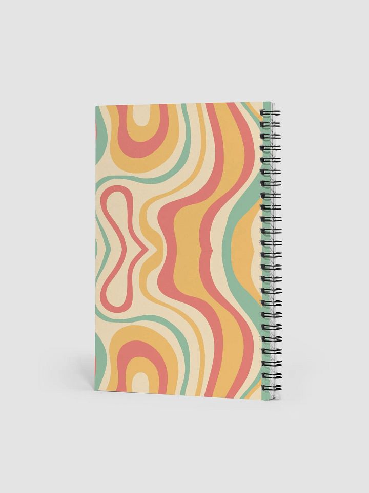 Psychedelic Swirls Spiral Notebook product image (2)