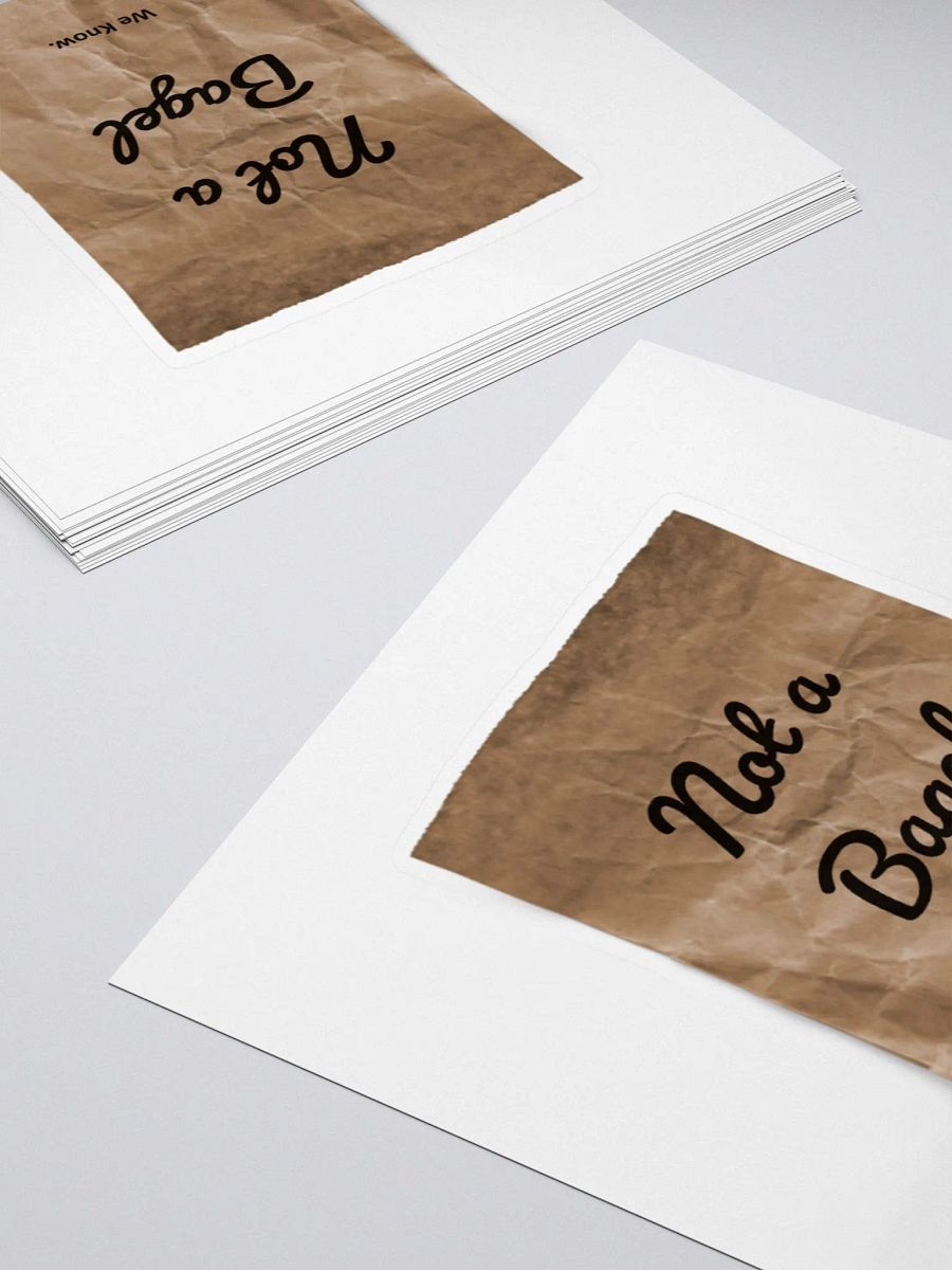 Not a Bagel Sticker product image (4)