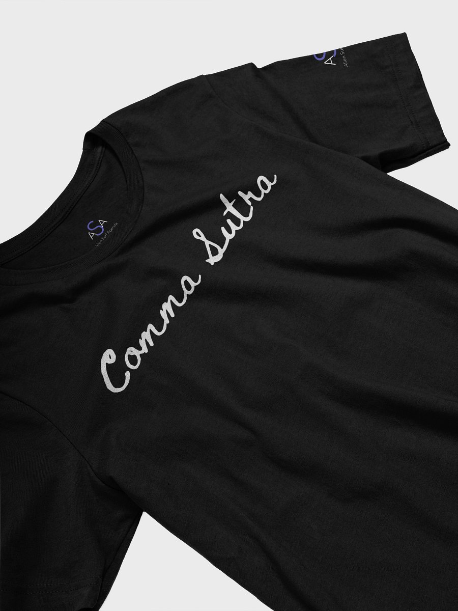 Comma Sutra (Black/Ladies) Tee product image (9)