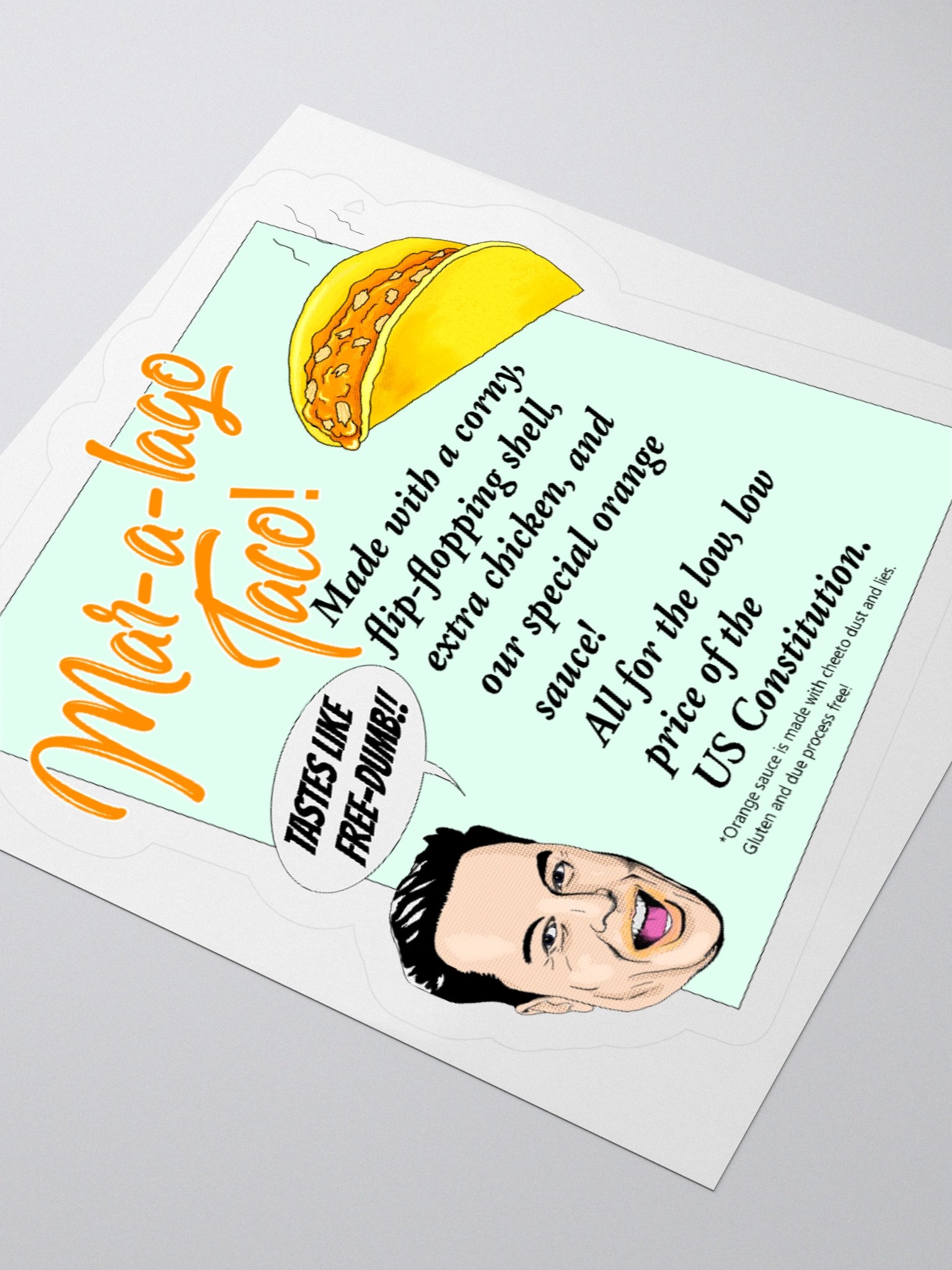 Mar-a-lago Taco Sticker product image (7)