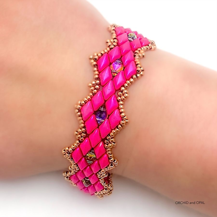 Digital Beading Pattern – Backlit GemDuo Bracelet product image (11)