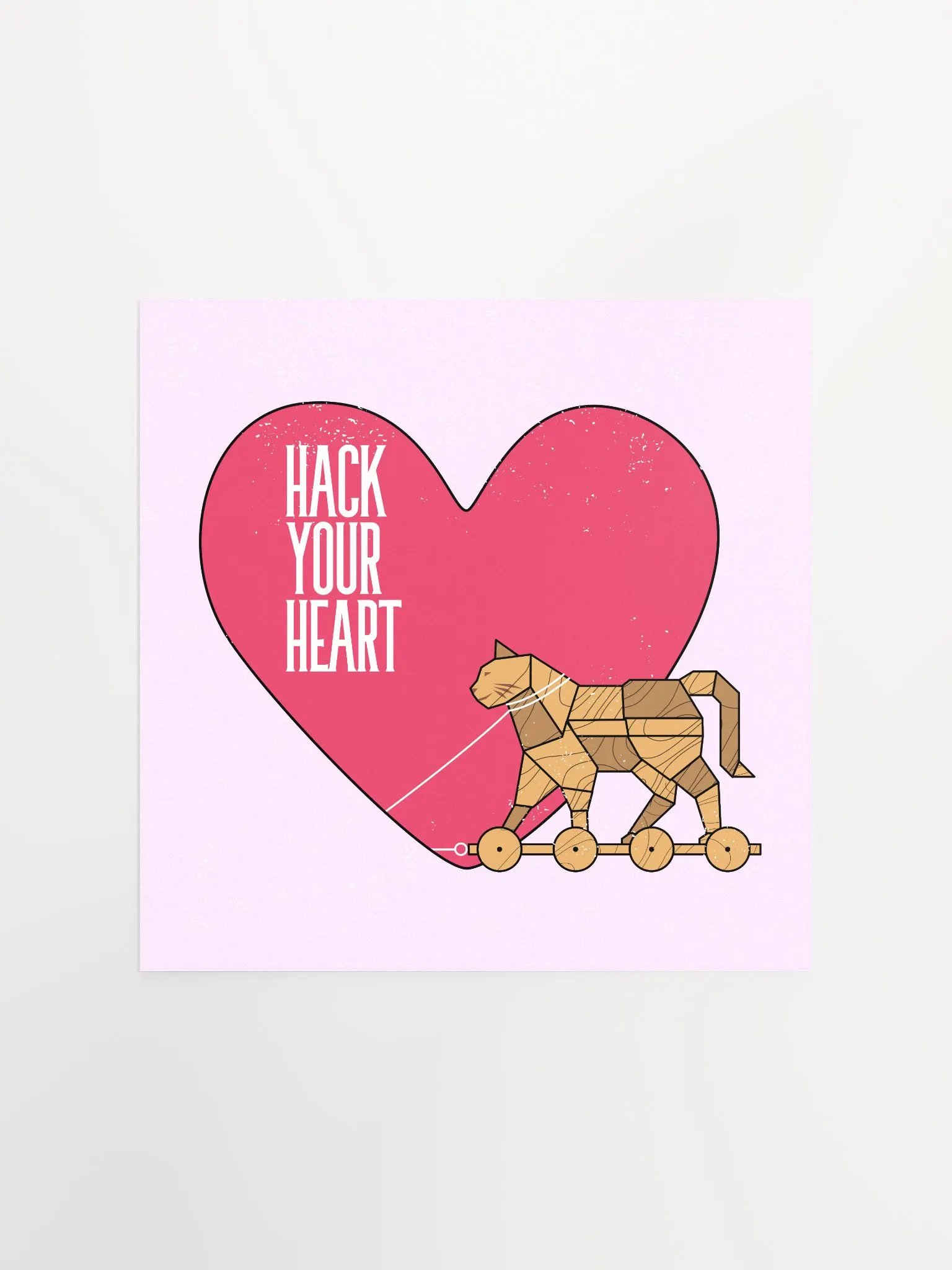 Hack Your Heart Art Print product image (1)
