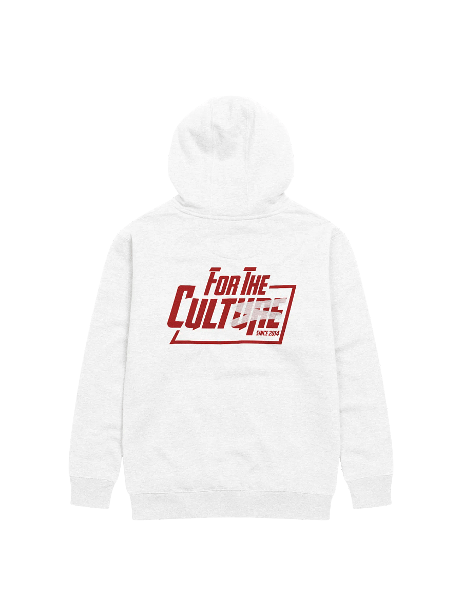 For the Culture Red / White Hoodie product image (1)
