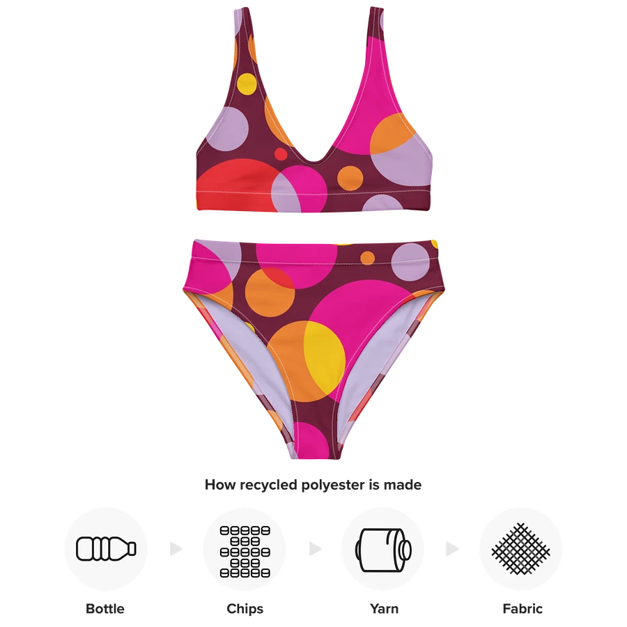 Vivid Energy Circle High-Waisted Bikini Set product image (3)