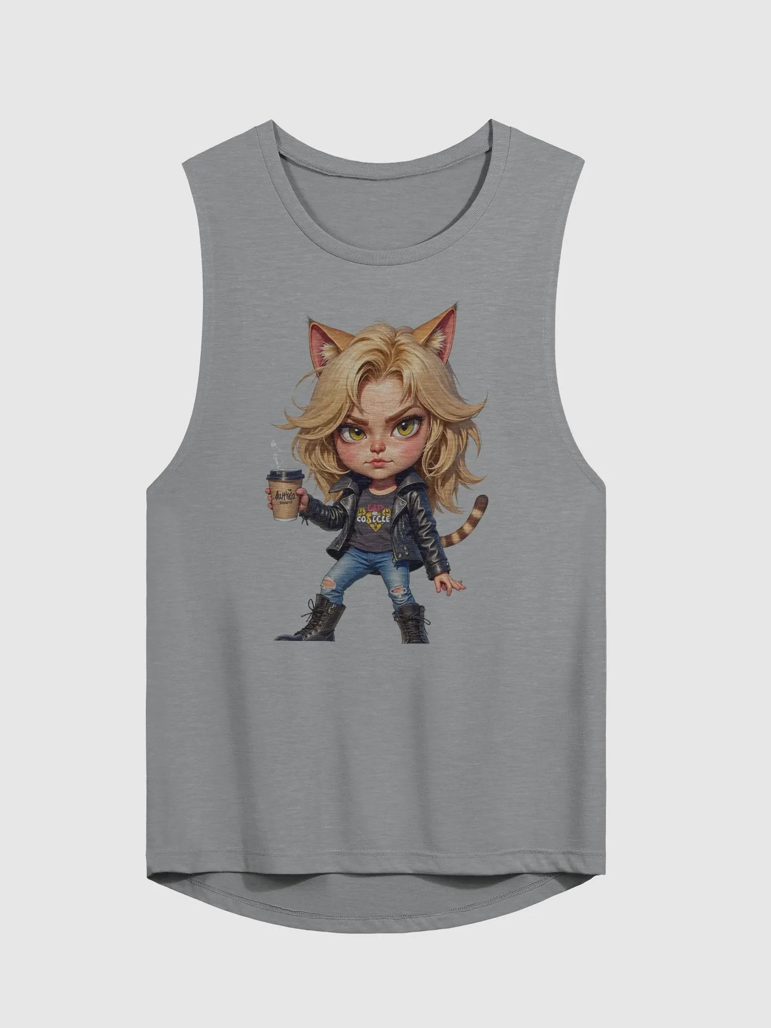 Confident Cat-Style Women's Tank product image (3)