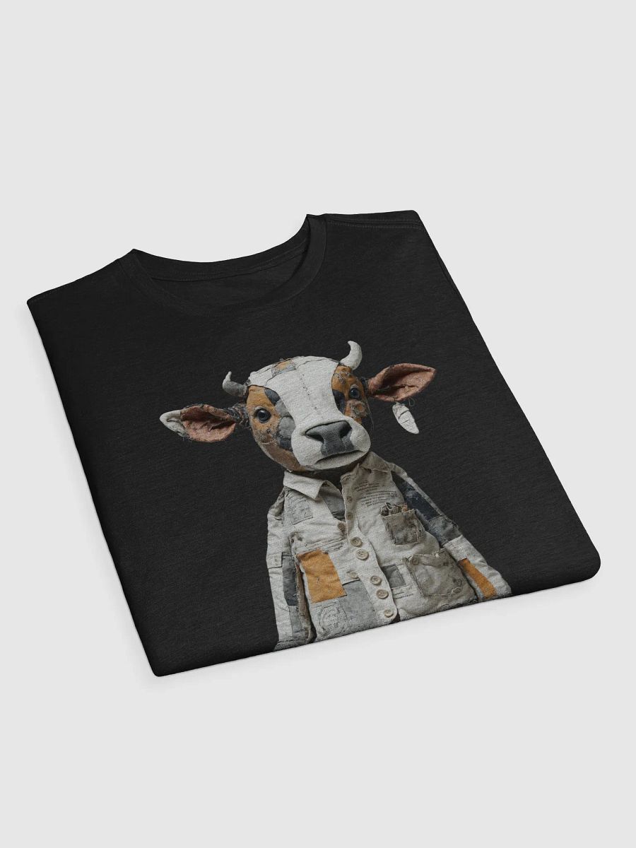 Whimsical Patchwork Cow Sculpture T-Shirt product image (18)