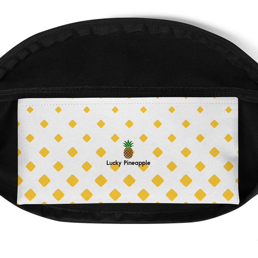 California Vibes Yellow and White Fanny Pack (Waist Bag) product image (4)
