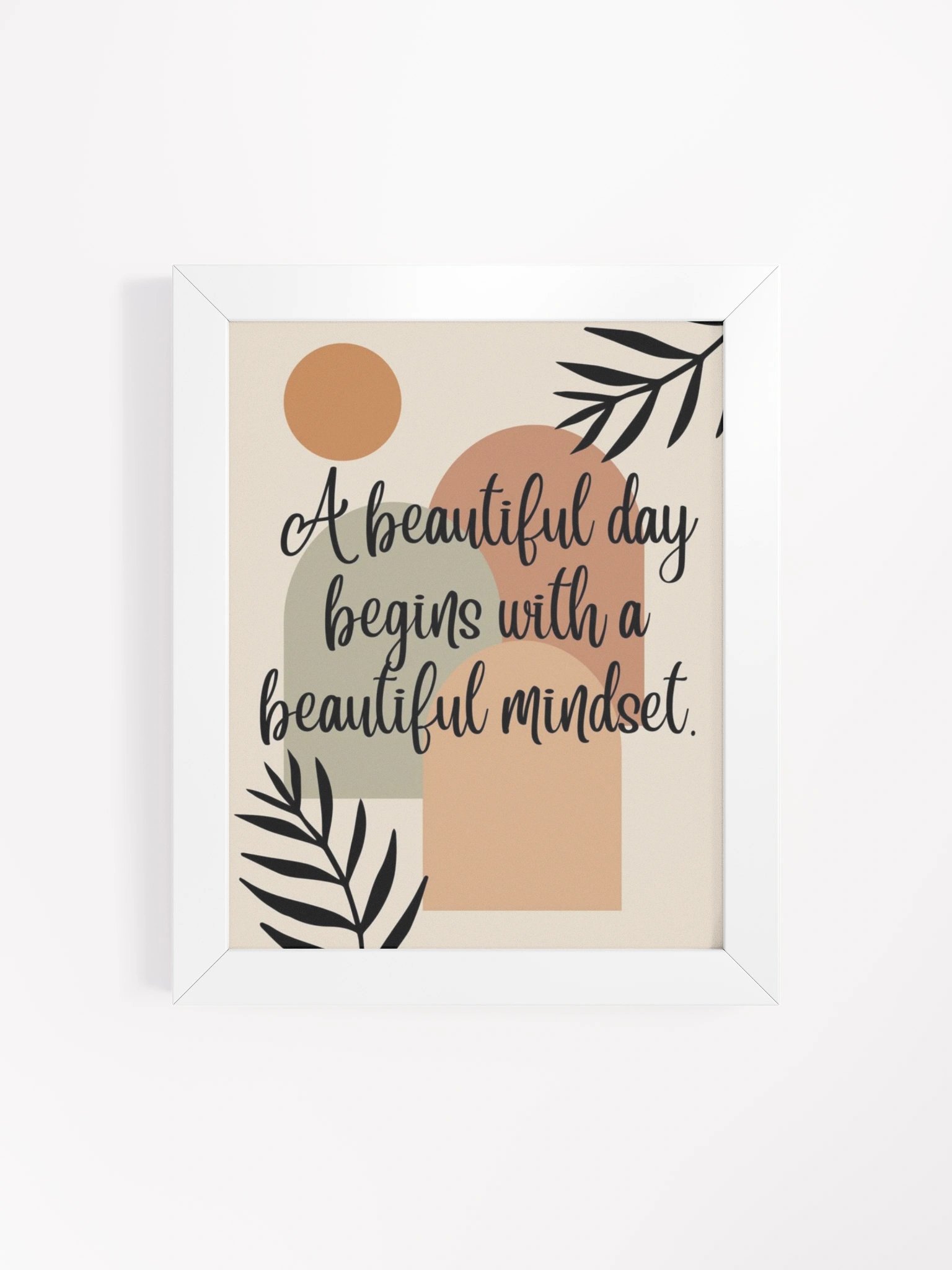 Mindful Morning Motivation Framed Poster product image (4)
