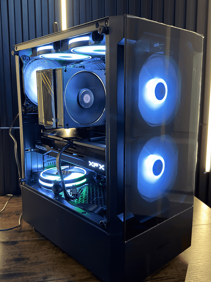 Pc Gaming Titanium One - Ryzen 7 5800XT + 9060 XT 16GB + 32GB DDR4 3200MHz + Gigabyte B550 product image (1)