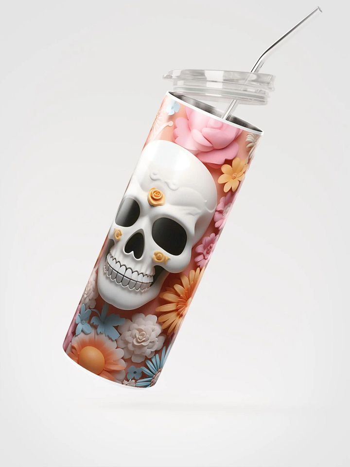 Floral Skull Tumbler product image (2)