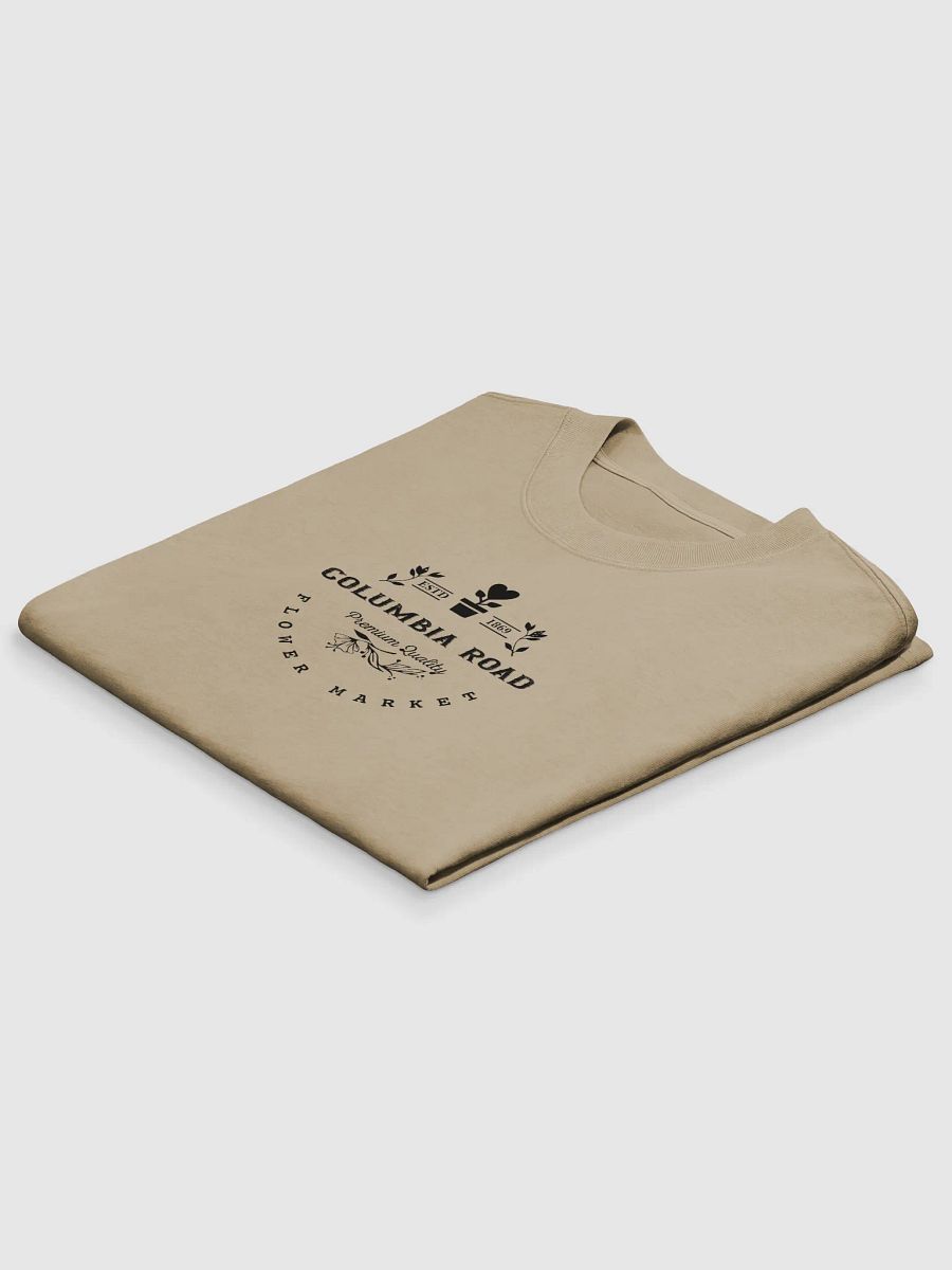 Columbia Road Market Vintage Vibes Oversized Tee (Faded Khaki) product image (4)