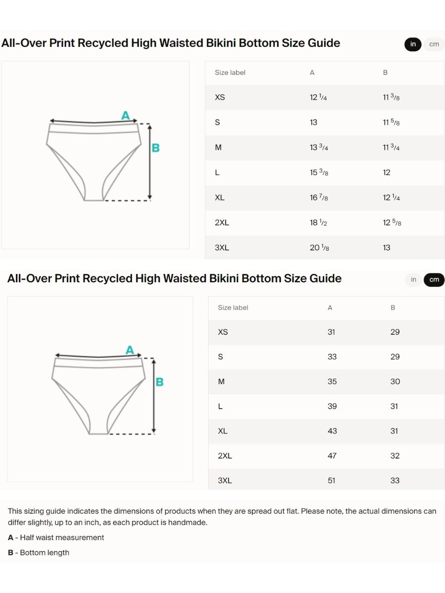 Cherry Blossoms on Cream Eco-Green Bikini Bottom product image (12)