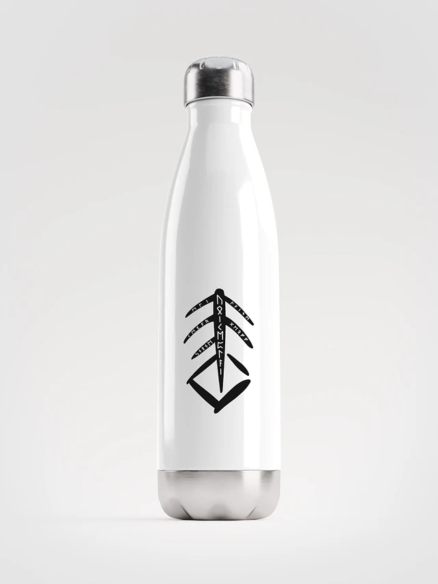 Valhalla Calling Stainless Steel Water Bottle White product image (1)