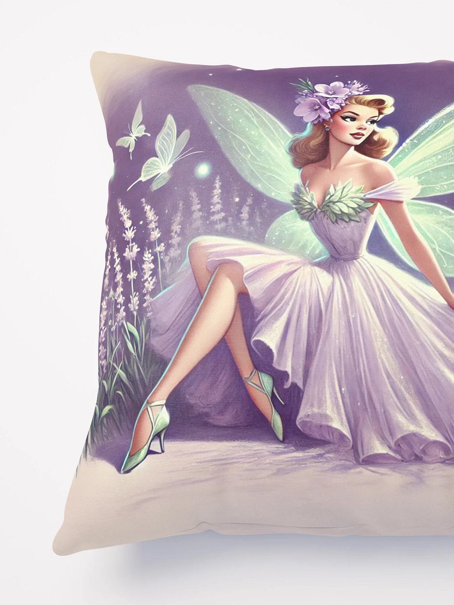 Lavender Fairy in a Meadow Pillow product image (5)