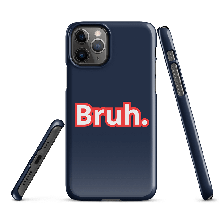 Chad's "Bruh" iPhone Case product image (3)