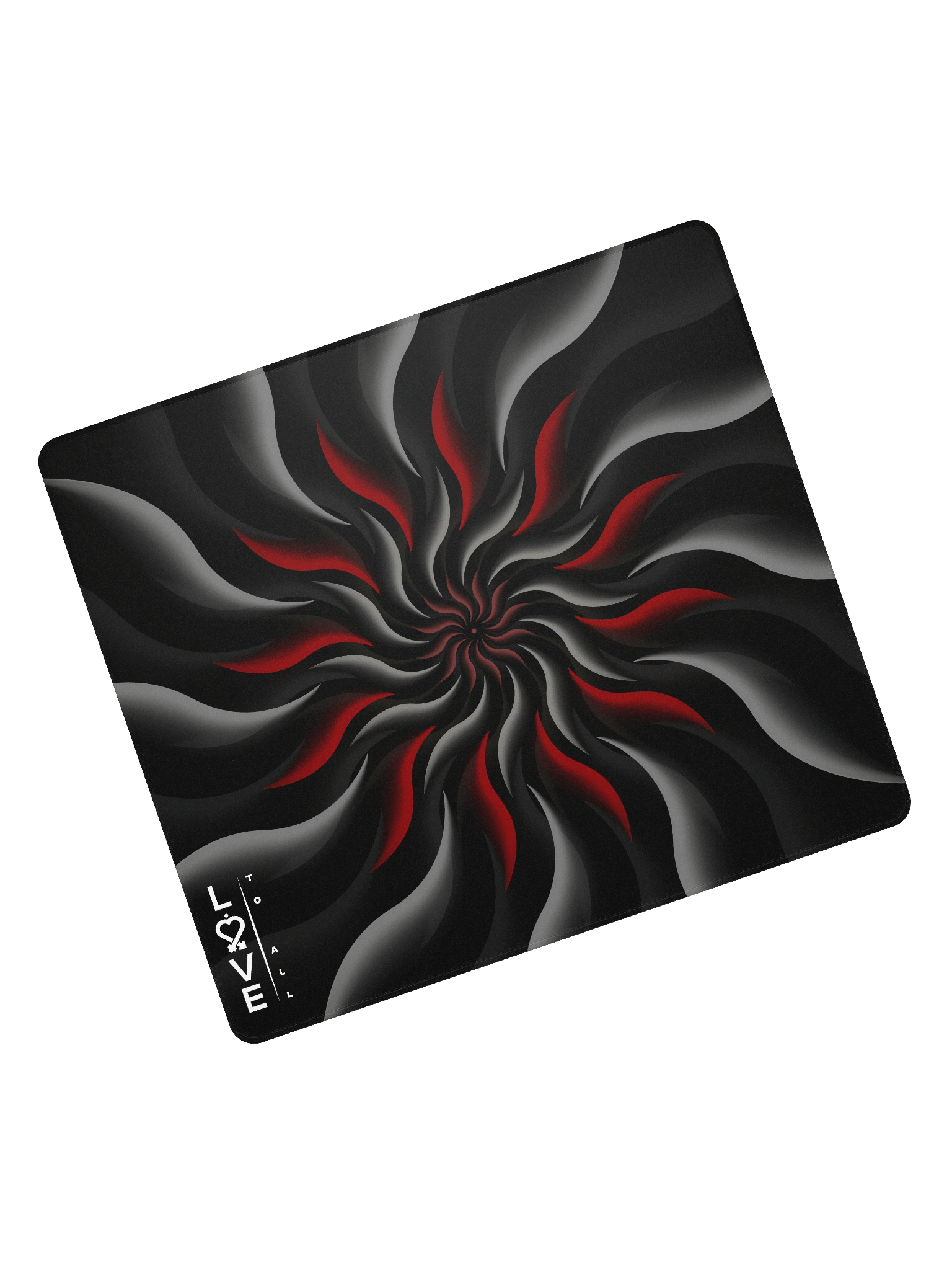 Red Mandala Large Mousepad product image (8)
