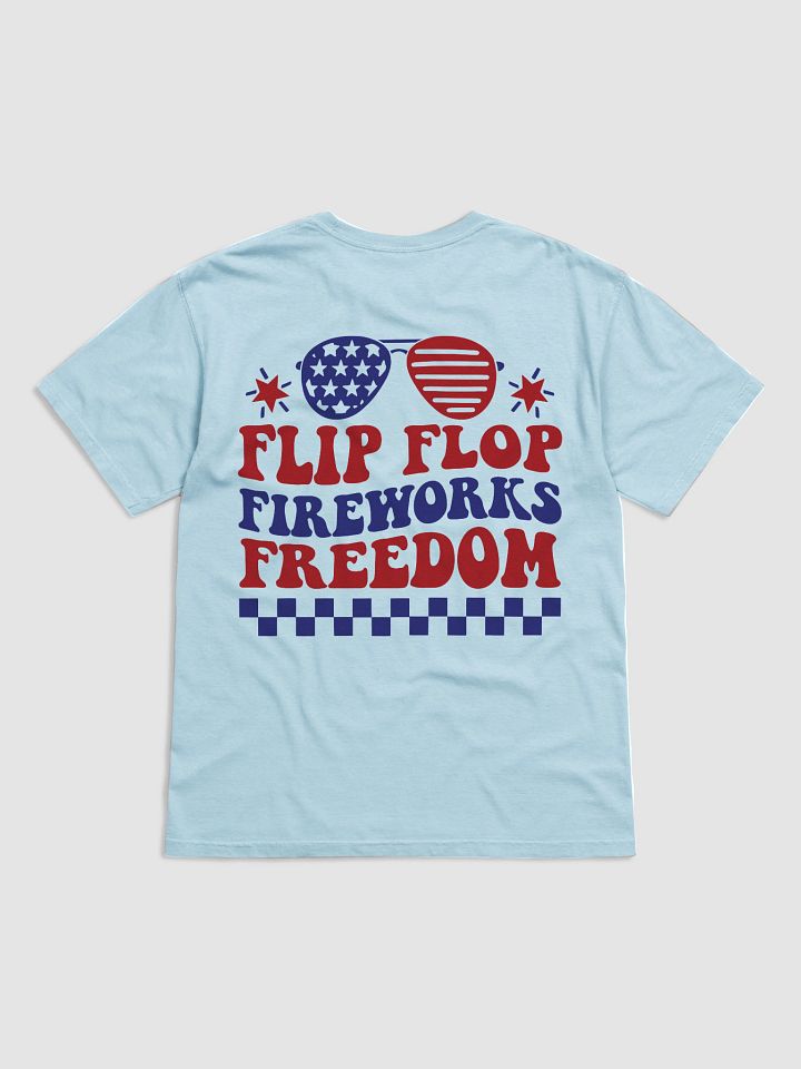 Patriotic Smiley Face Fourth of July T-Shirt product image (74)