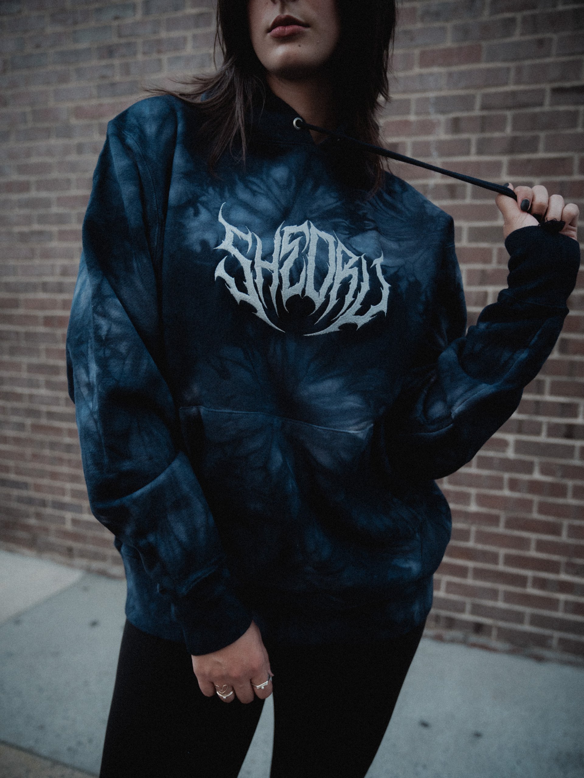Champion Embroidered Death Metal Hoodie product image (1)