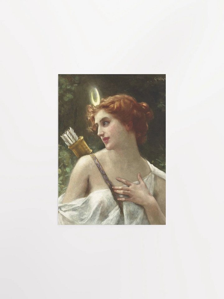 ''Portrait of Diana the Huntress'' by Guillaume Seignac Poster product image (1)