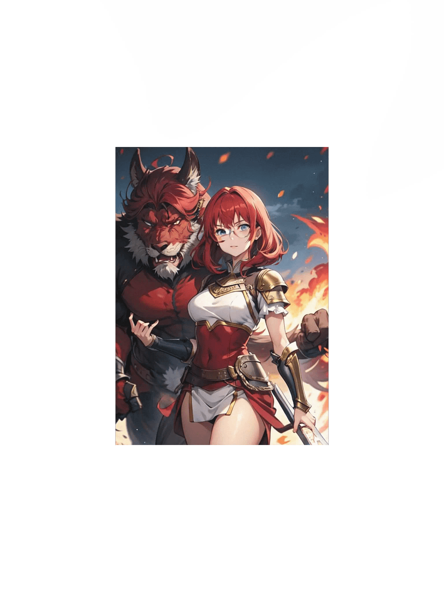 Red K Warrior Poster product image (2)