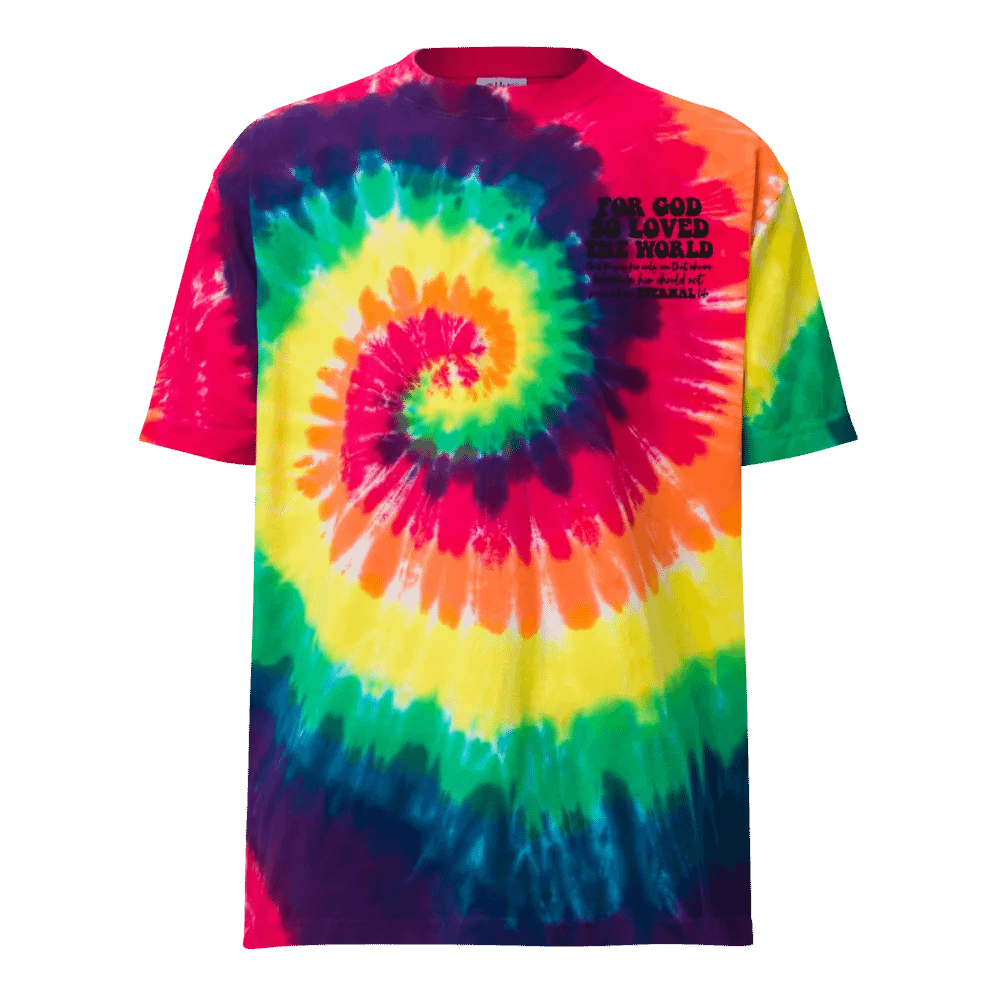 John 3:16 Cosmic Vibe Tie-Dye T-Shirt product image (1)