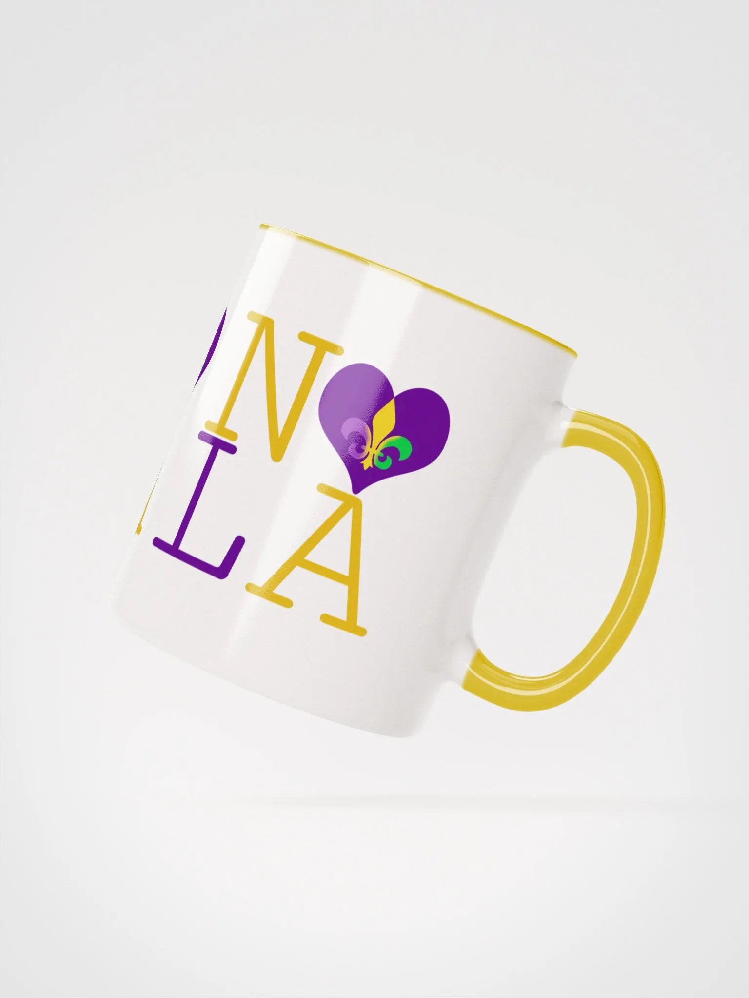 I LOVE NOLA **BIGSHOT COLOR MUG** (MARDI GRAS 3) product image (2)