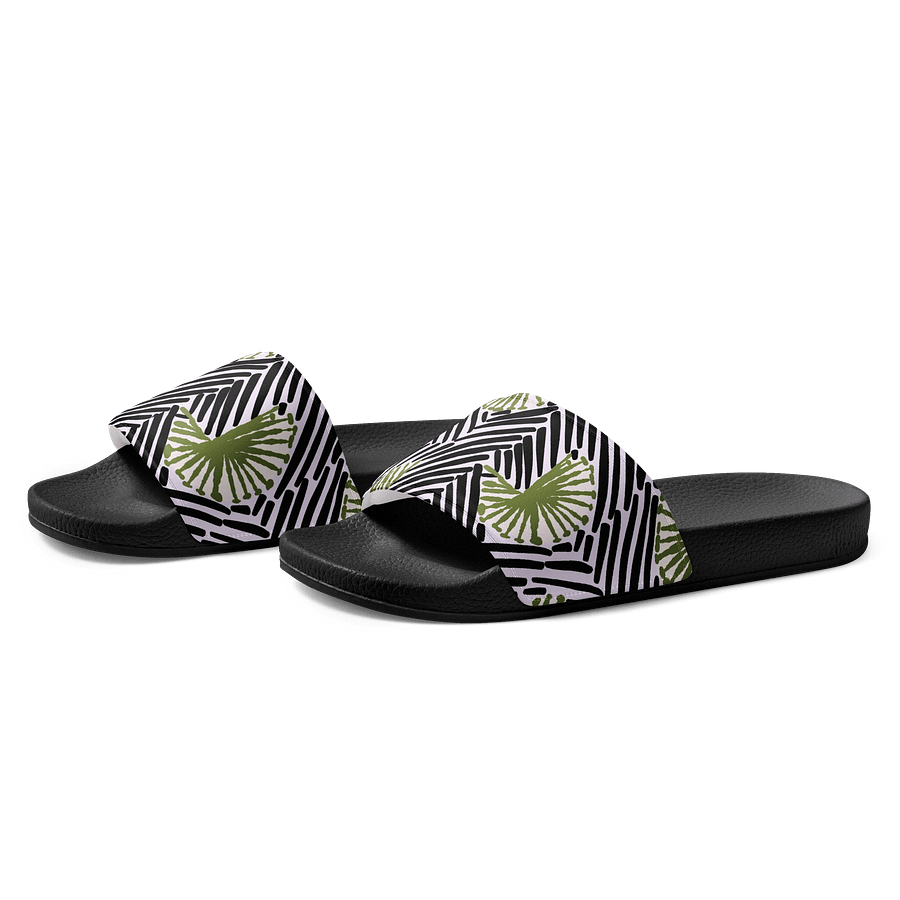 Afrococo Fan Stripes Geometric Women's Slides product image (1)