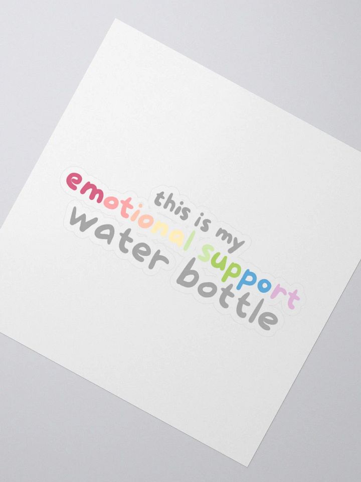 emotional support water bottle sticker product image (2)