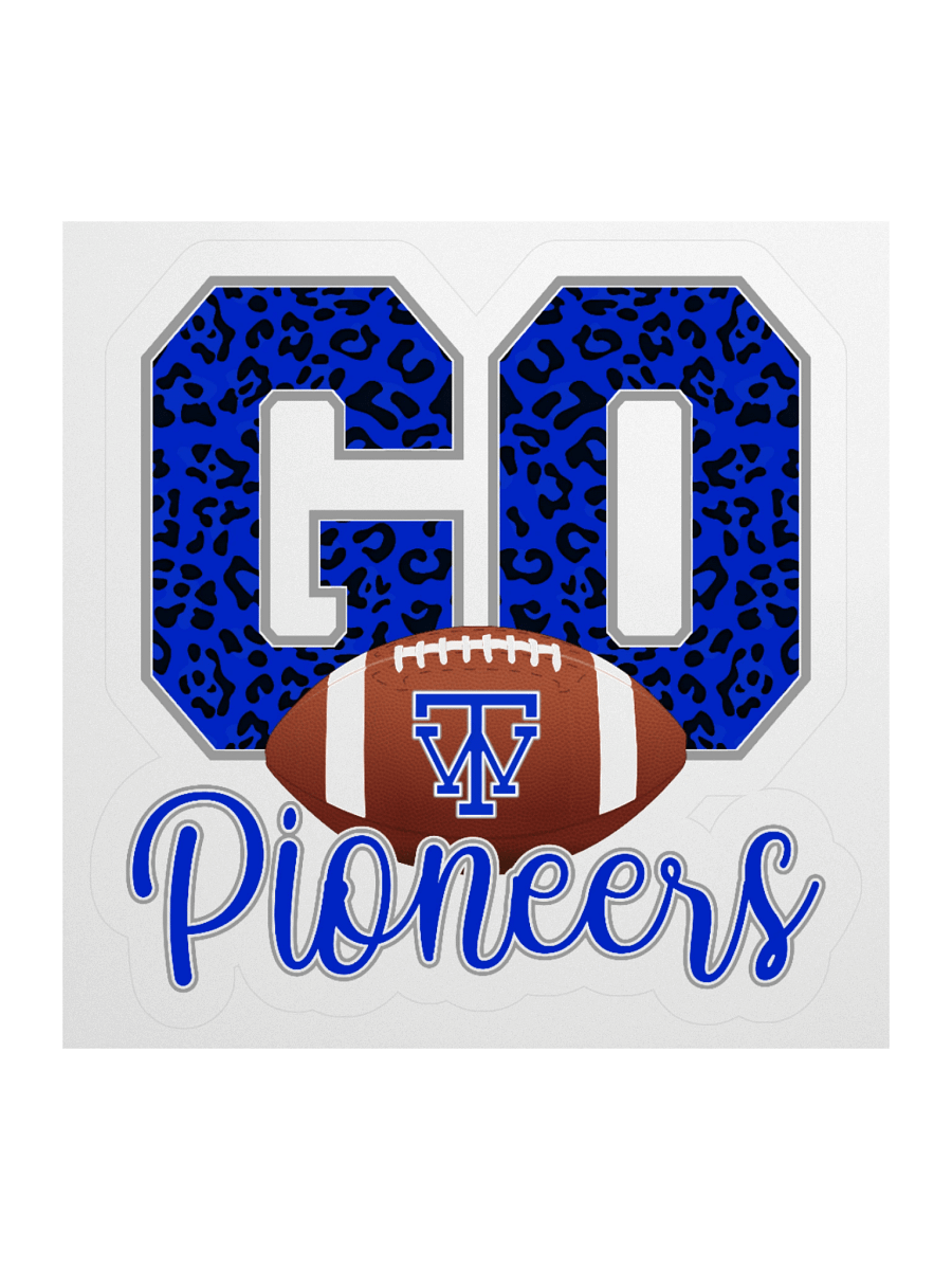 TW Pioneers Football Leopard Sticker product image (1)