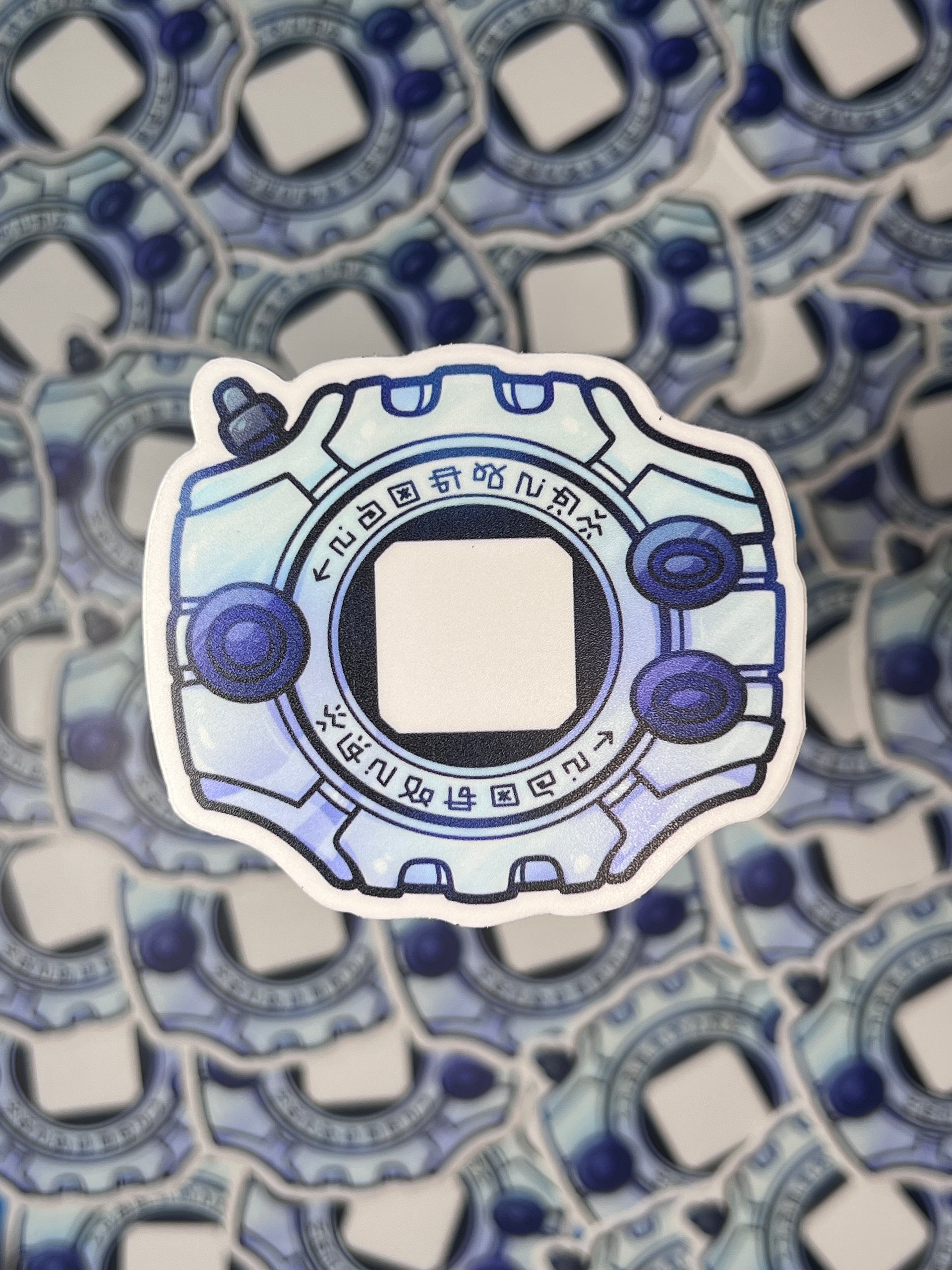 WoWoKo x Potato Fighters - Digimon - Digivice - Sticker product image (1)