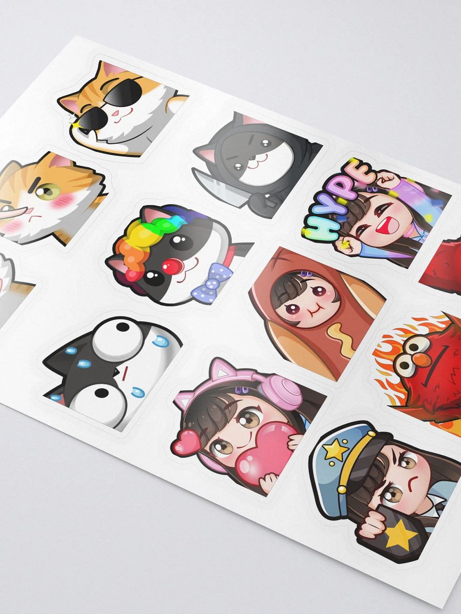 Emote Sticker Sheet product image (3)