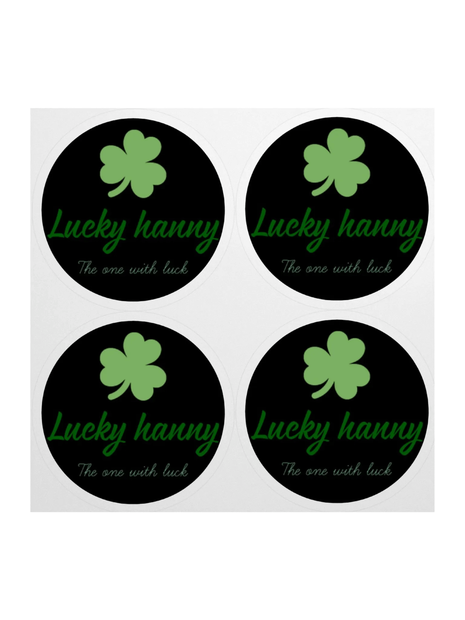 Lucky Hanny Clover Kiss Cut Stickers product image (1)