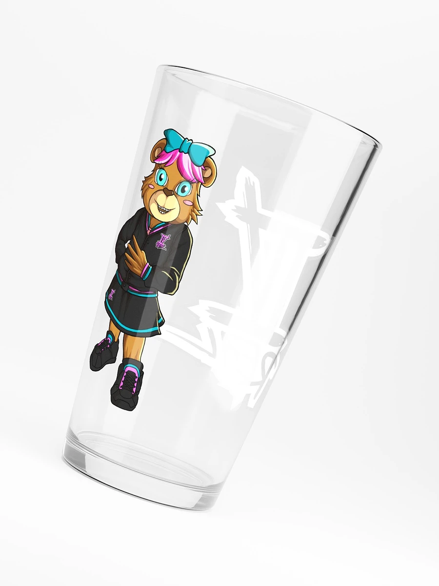 Standing Girl Bear Pint Glass product image (6)