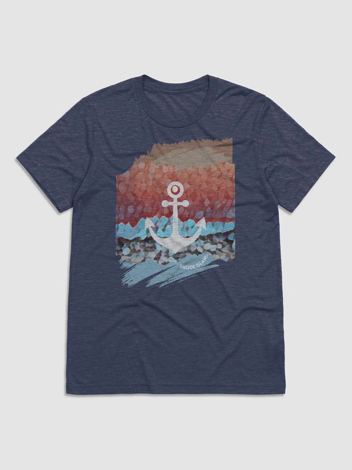 Moon Over the Cliff Walk Triblend Tee III (Anchor) product image (4)