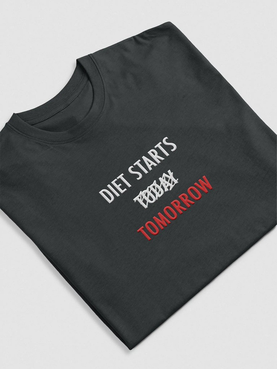 Diet Starts Tomorrow T-Shirt (Black) product image (4)