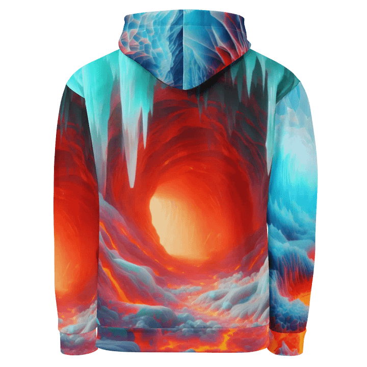 Fire and Ice - Fiery Flow Through Glacier #6 product image (2)