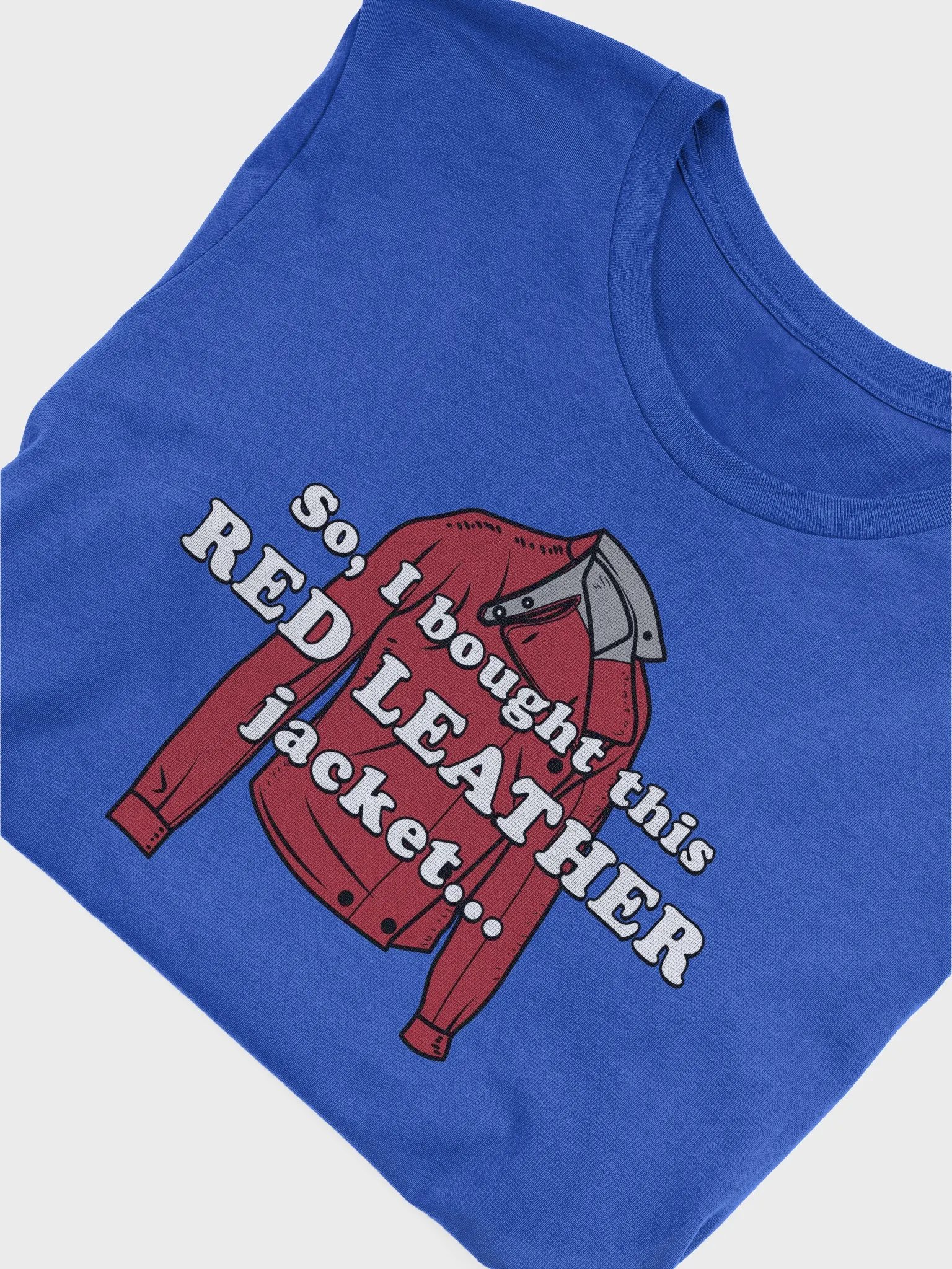 Red Leather Jacket - T-Shirt product image (65)