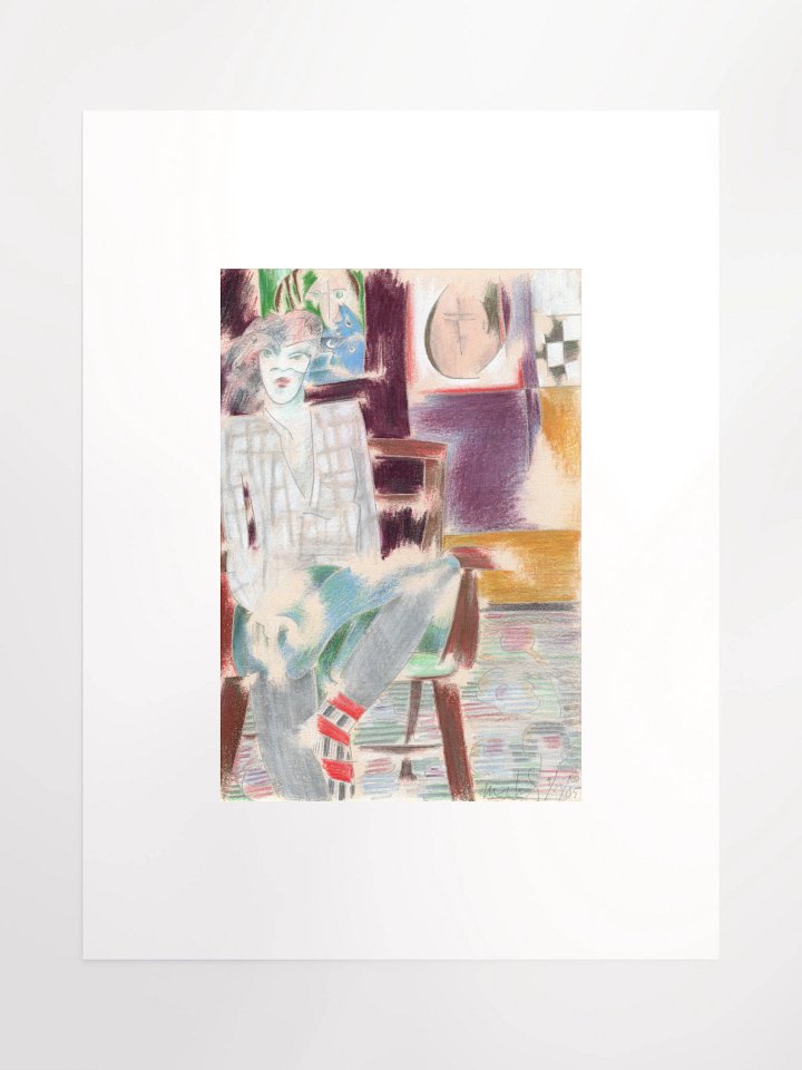 Woman in Chair 03.25.85 print product image (1)