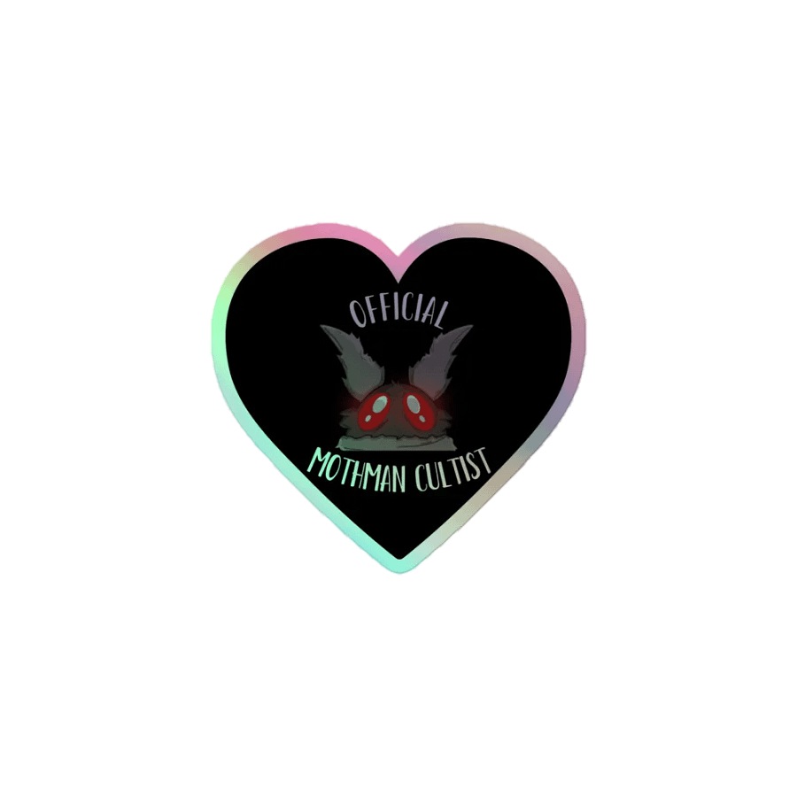Official Mothman Cultist - Holo Heart product image (1)