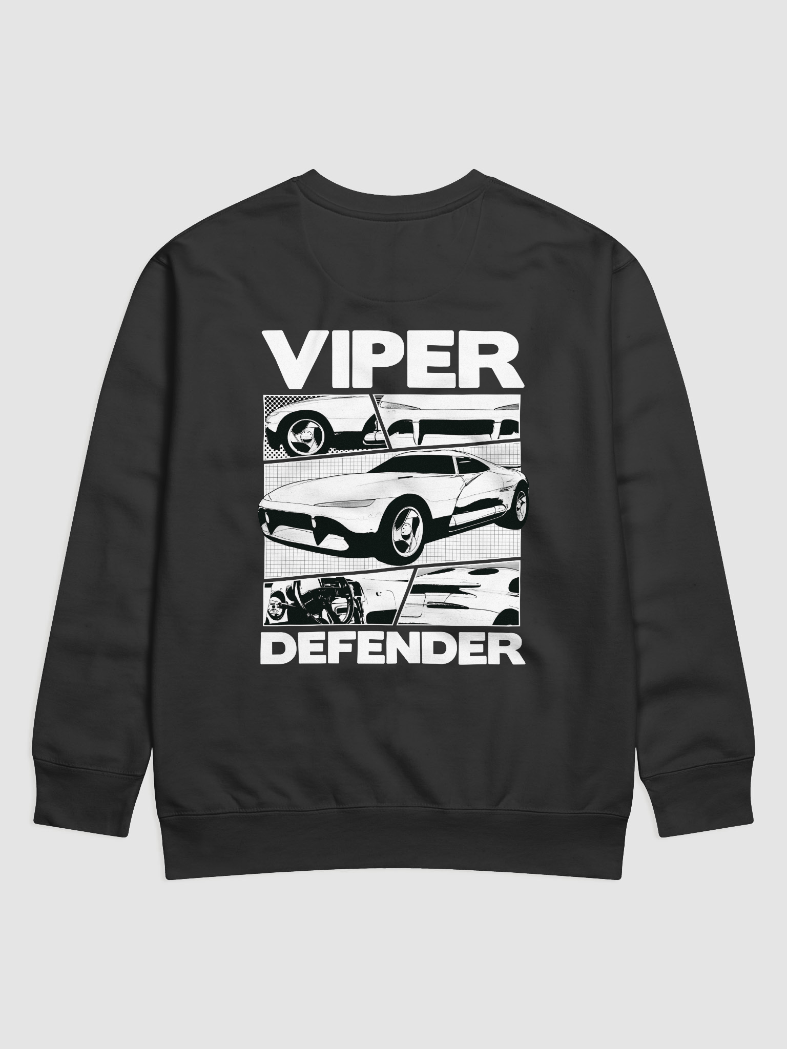 Viper Defender Long-Sleeve Sweatshirt – Black | Blue product image (1)