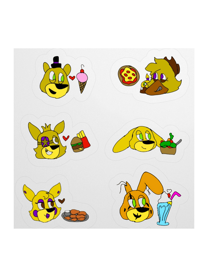 The Spring Crew Fav Foods Kiss Cut Stickers Set product image (3)