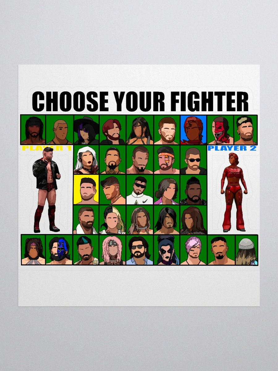 PEPW Choose Your Fighter MVH vs Skaar Sticker product image (1)