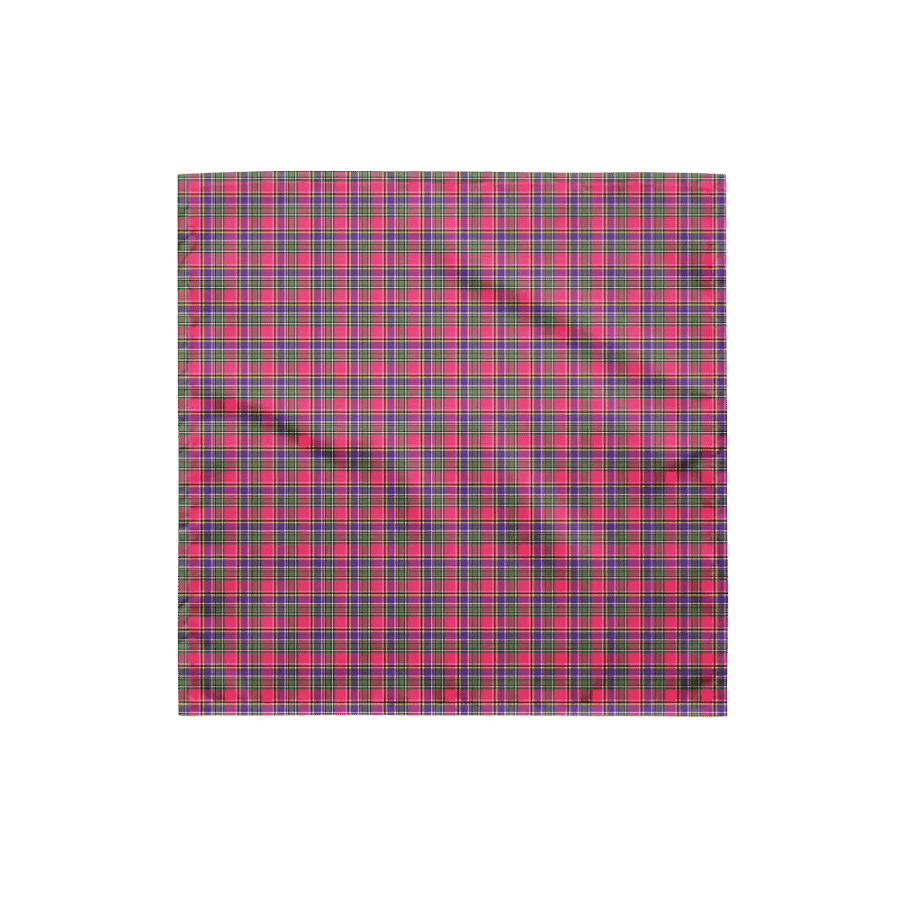 Pink and Purple Vintage Plaid Bandana product image (4)