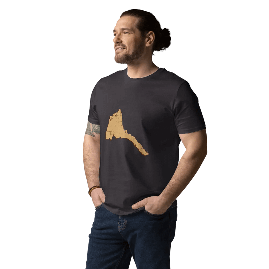 Vintage Eritrea Map Organic Tee product image (146)