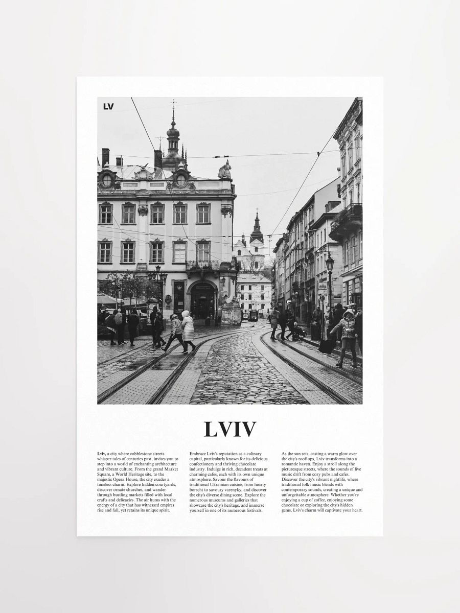 Lviv 02 Newspaper Poster product image (11)