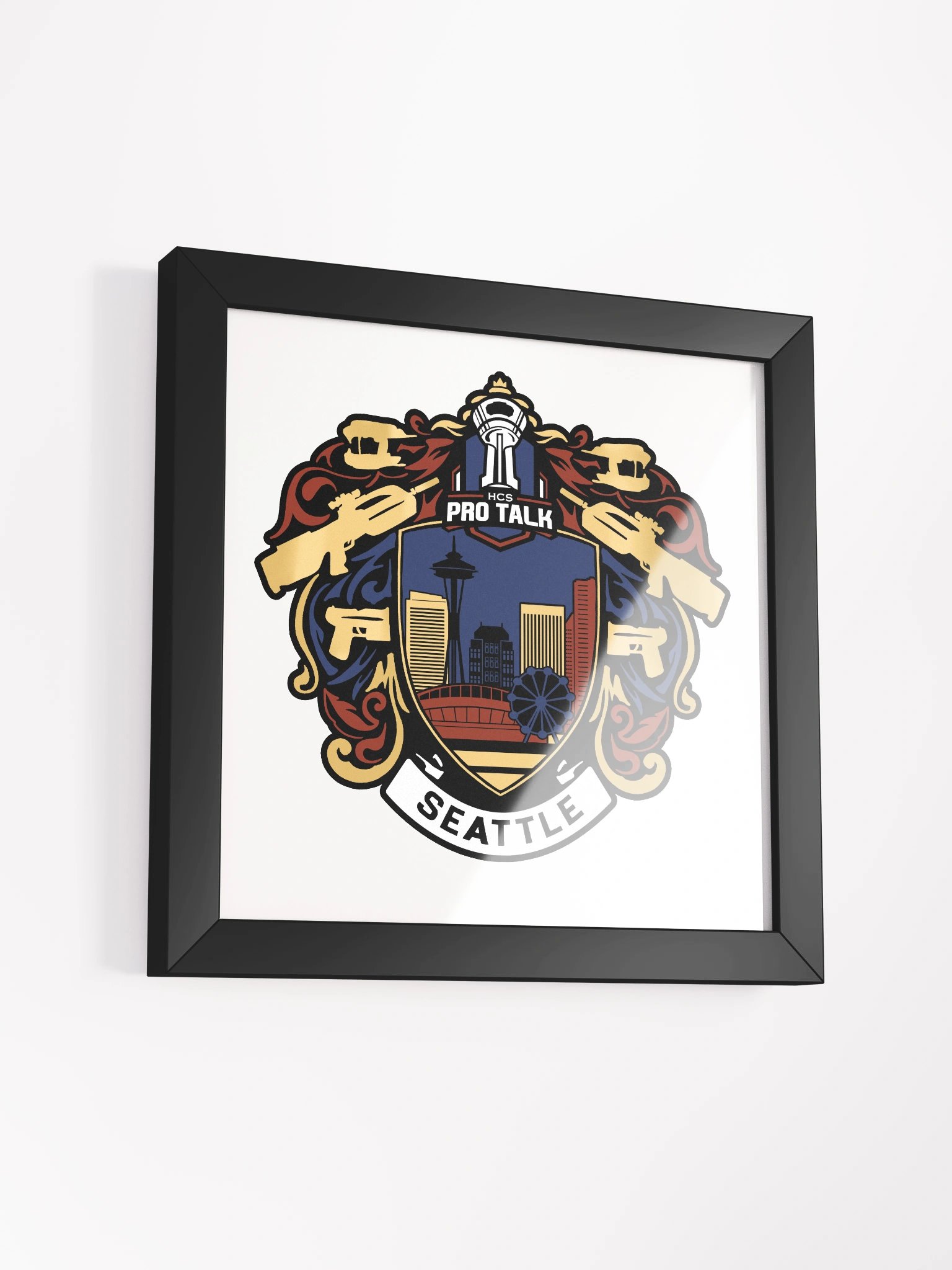 HPT x Seattle Framed Print product image (8)