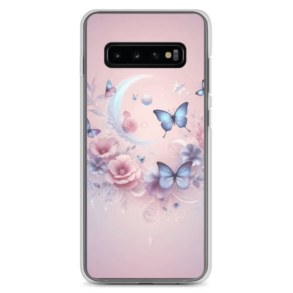 Pink Butterfly Samsung® Clear Case product image (2)